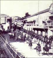 General Allenby entering Jerusalem. 