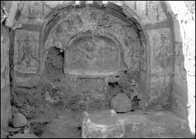 Ruins of a temple of Mithras at 