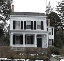 Einstein house in Princeton, New Jersey. 