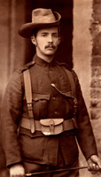 Childers as a Boer War soldier. 