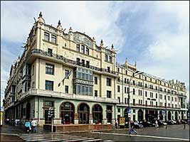 Hotel Metropole in Moscow where the fake Oswald stayed after his discharge from the hospital. 