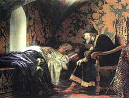 Death of the Tsar's beloved wife, Anastasia, by poison, in 1560. 