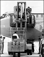 President Kennedy disembarking 