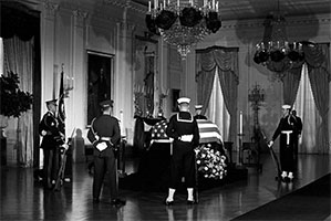 President Kennedy's body lying in state 