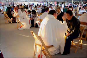 A group of "penitents" 