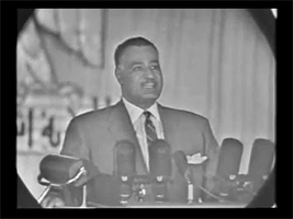 President Nasser's Manshia Square speech. 