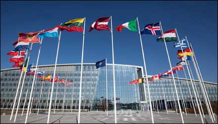 Nato HQ in Brussels, Belgium. 