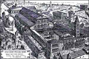 St. Peter's Basilica circa 1453.