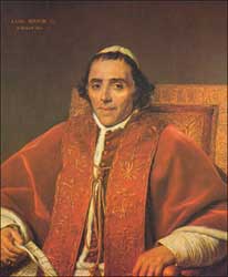 Pope Pius VII (1800-1823).