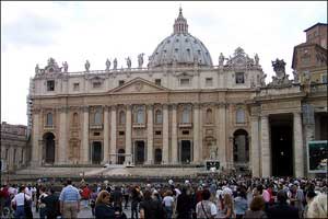 St. Peter's Square and Basilica.