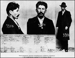 Stalin's mug shots taken in 1911. 