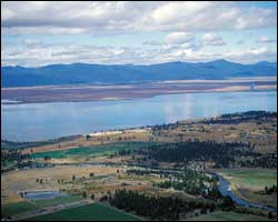 Upper Klamath Lake in Oregon. 