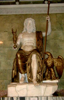 Zeus/Jupiter with orb.